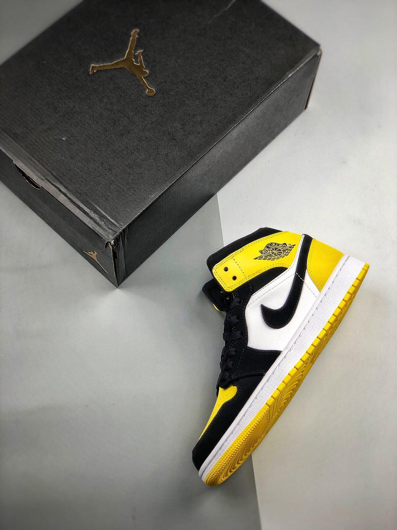 Tênis Nike Air Jordan 1 Mid SE 'Yellow Toe'