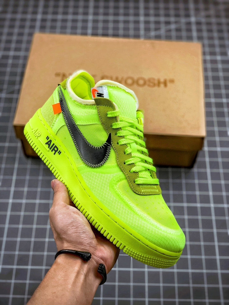 Tênis Nike Air Force Low x Off-White 'Volt'