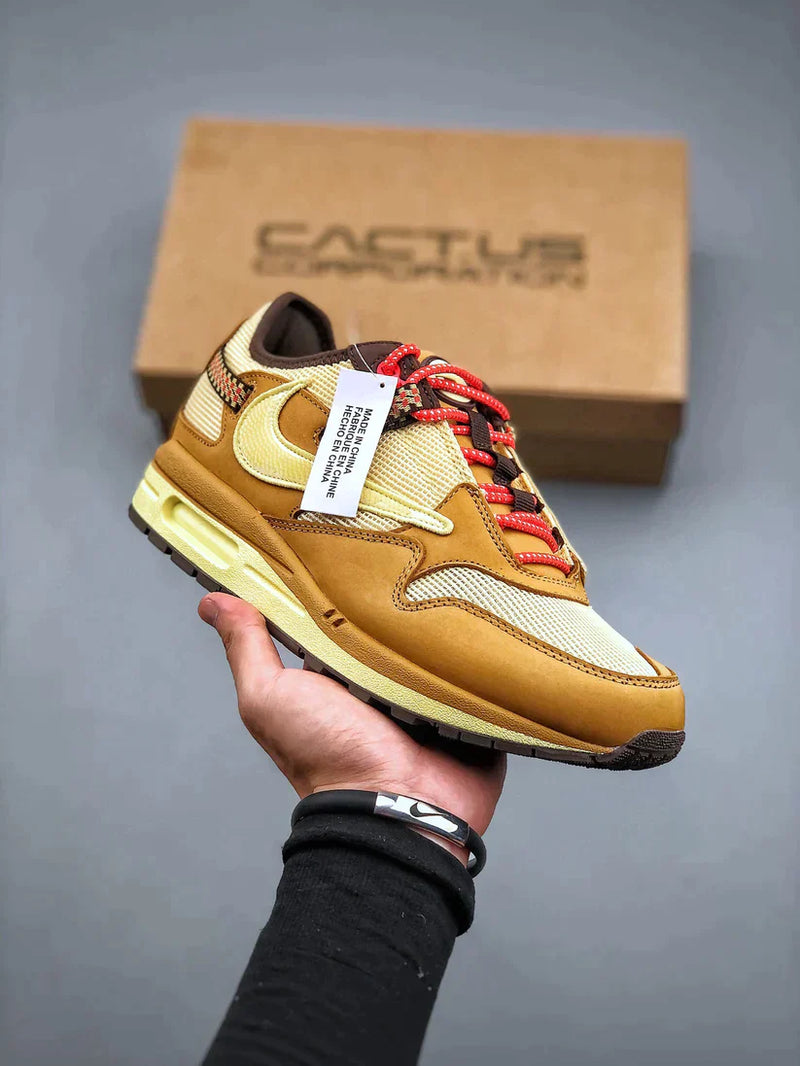 Tênis Travis Scott x Nike Air Max 1 'Wheat'