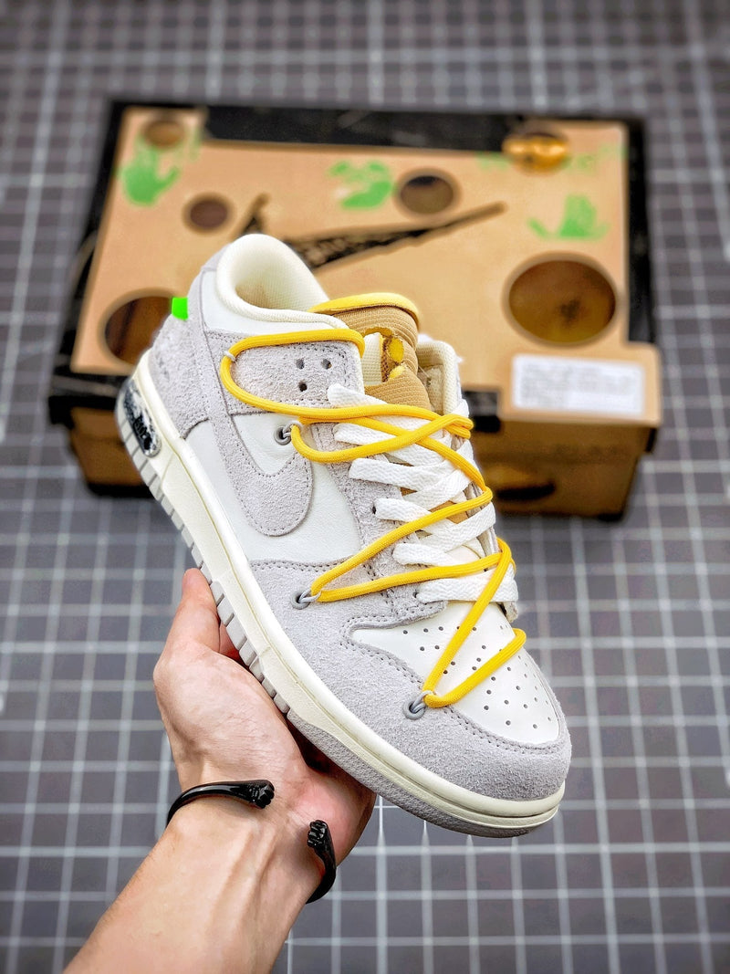 Tênis Nike SB Dunk Low x Off-White 'The 50 - Yellow'