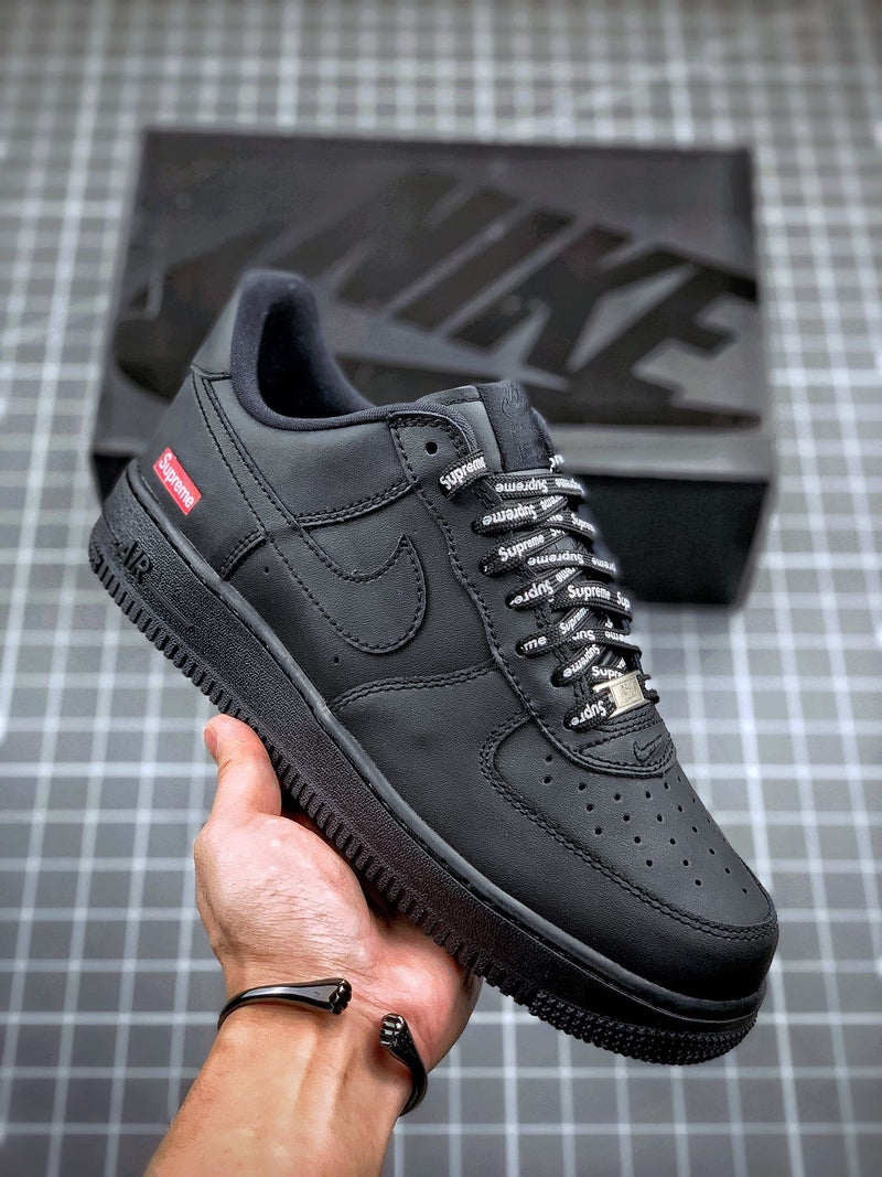 Tênis Nike Air Force 1 Low x Supreme Box Logo Black