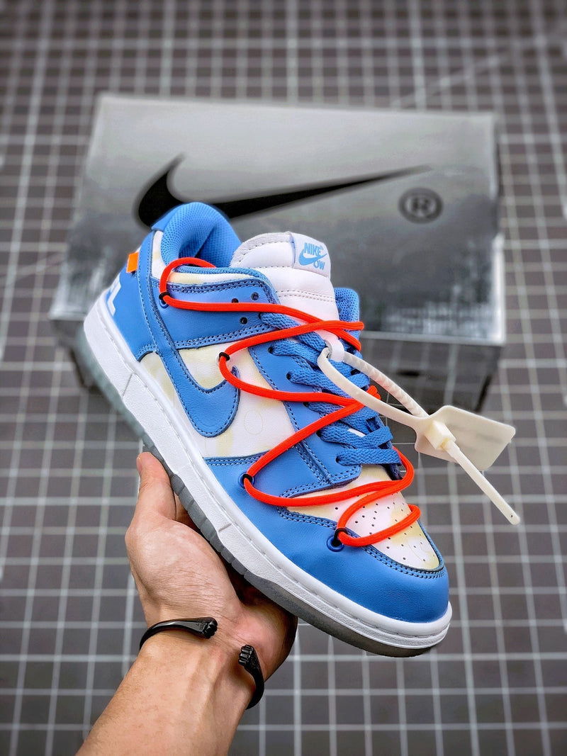 Tênis Nike SB Dunk Low x Off-White UNC