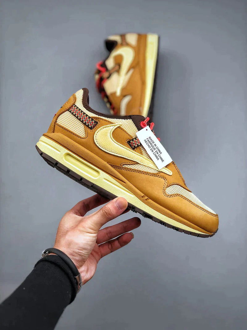 Tênis Travis Scott x Nike Air Max 1 'Wheat'