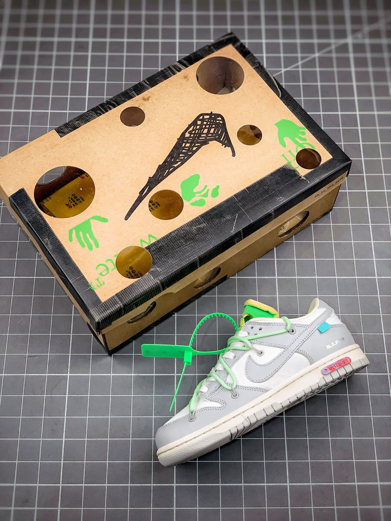 Tênis Nike SB Dunk Low x Off-White 'The 50 - Green'