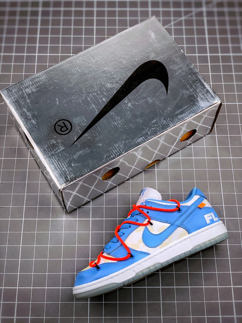 Tênis Nike SB Dunk Low x Off-White UNC