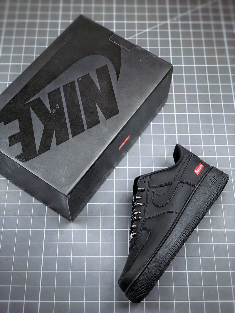 Tênis Nike Air Force 1 Low x Supreme Box Logo Black