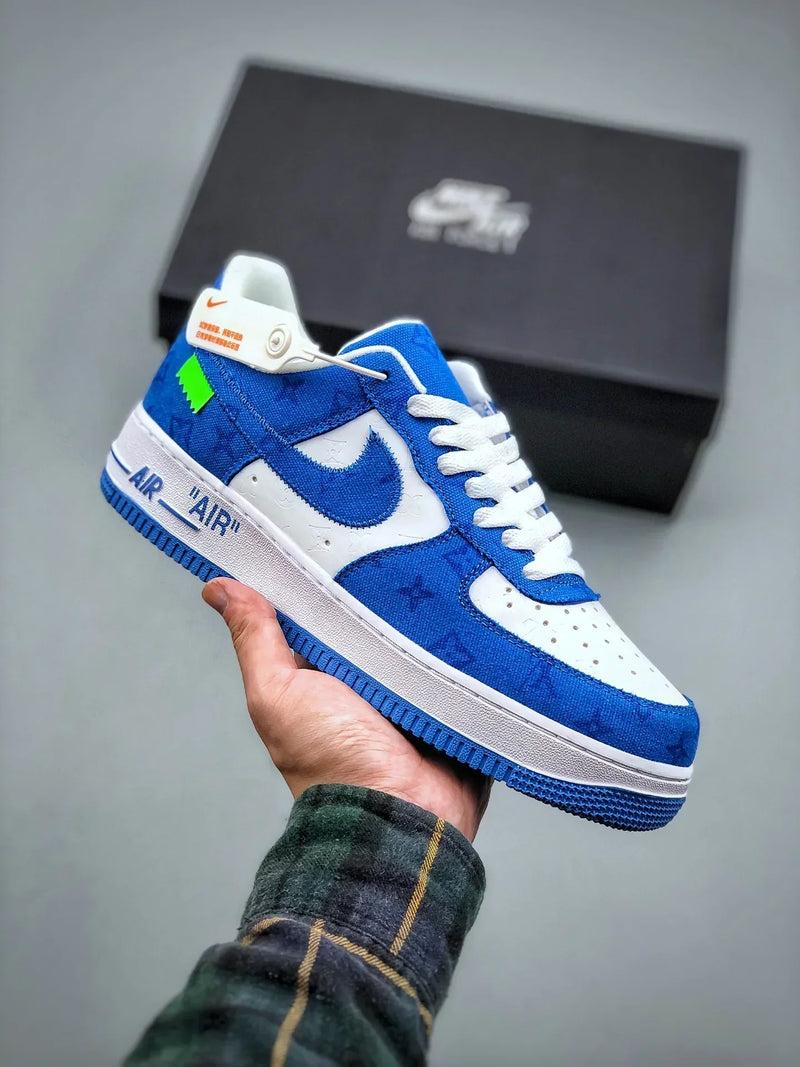 Tênis Nike Air Force 1 Low x "Louis Vuitton" Blue