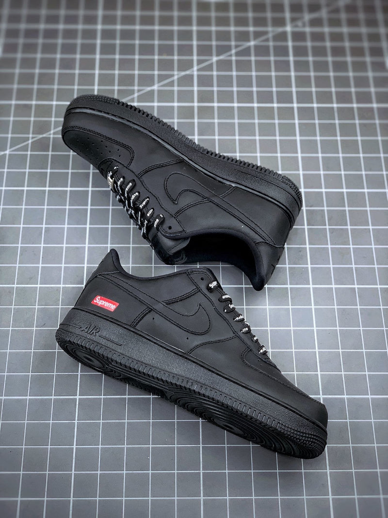 Tênis Nike Air Force 1 Low x Supreme Box Logo Black