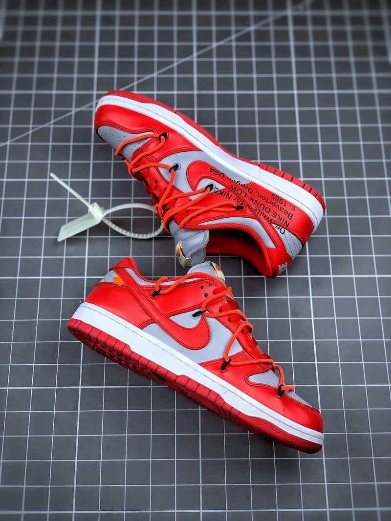 Tênis Nike SB Dunk Low x Off-White University Red