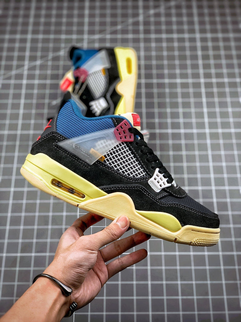 Tênis Nike Air Jordan 4 Retro Union Off Noir