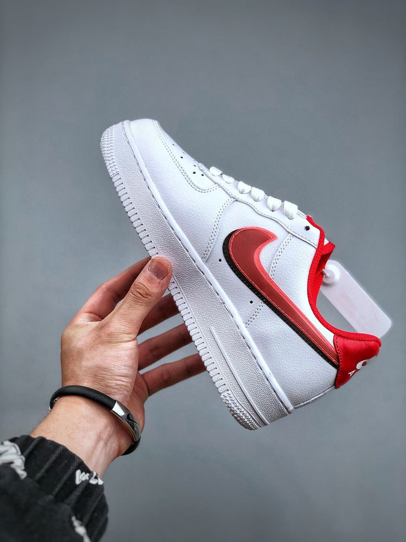 Tênis Nike Air Force 1 Low Double Swoosh Bright Crimson (GS)