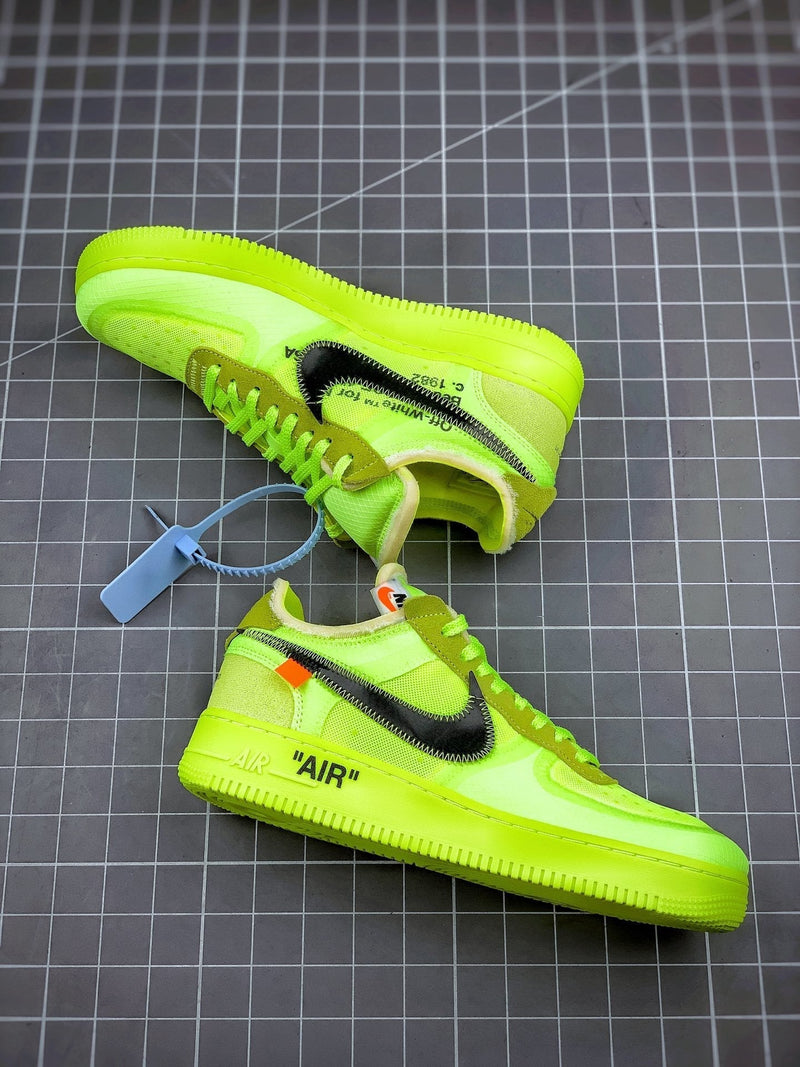 Tênis Nike Air Force Low x Off-White 'Volt'