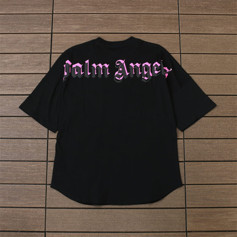 Camiseta Palm Angels Double Logo Oversized