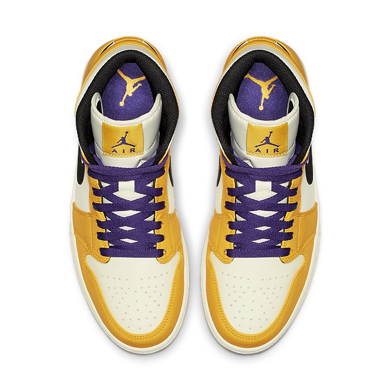 Tênis Nike Air Jordan 1 Mid SE Lakers