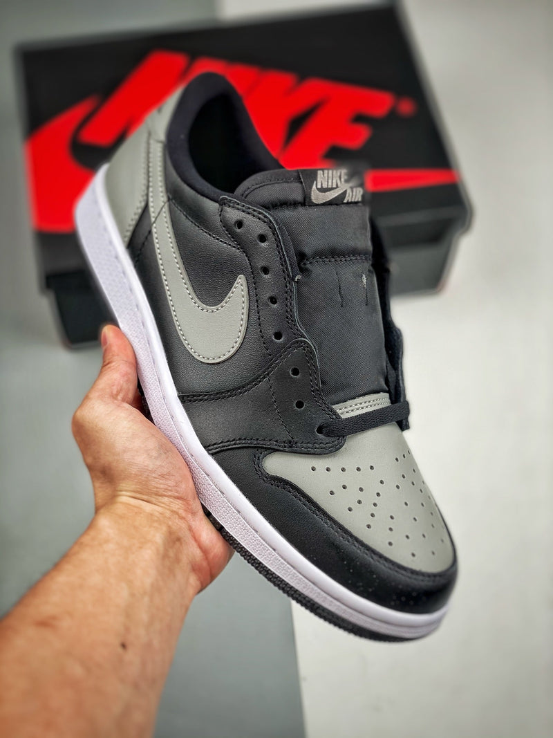 Tênis Nike Air Jordan 1 Low Retro "Black Grey"