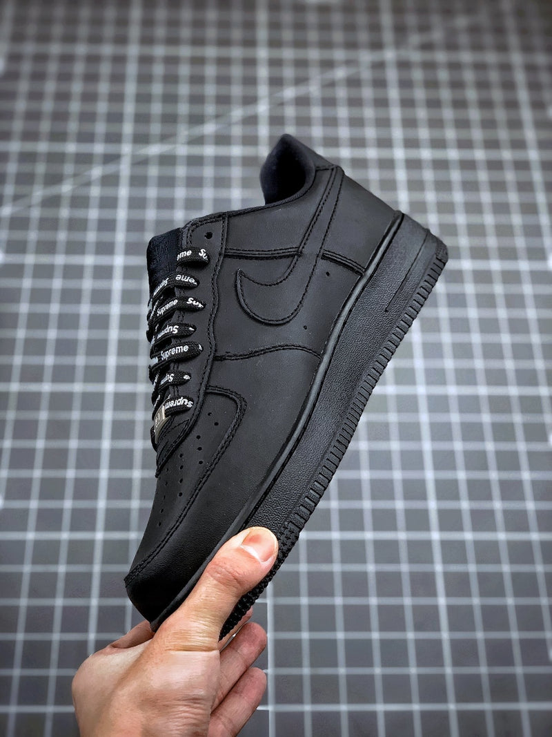 Tênis Nike Air Force 1 Low x Supreme Box Logo Black