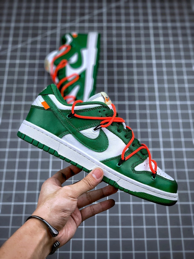 Tênis Nike SB Dunk Low x Off-White 'Pine Green'