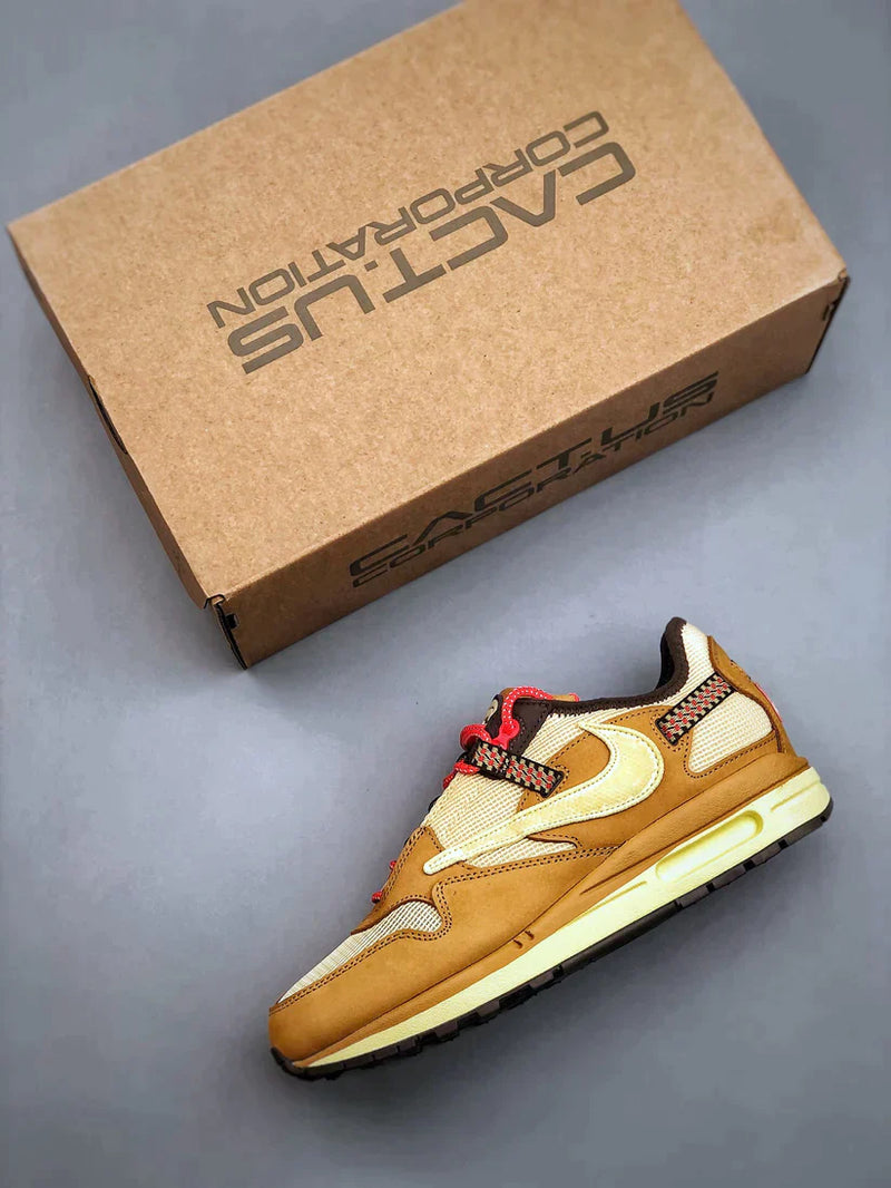 Tênis Travis Scott x Nike Air Max 1 'Wheat'