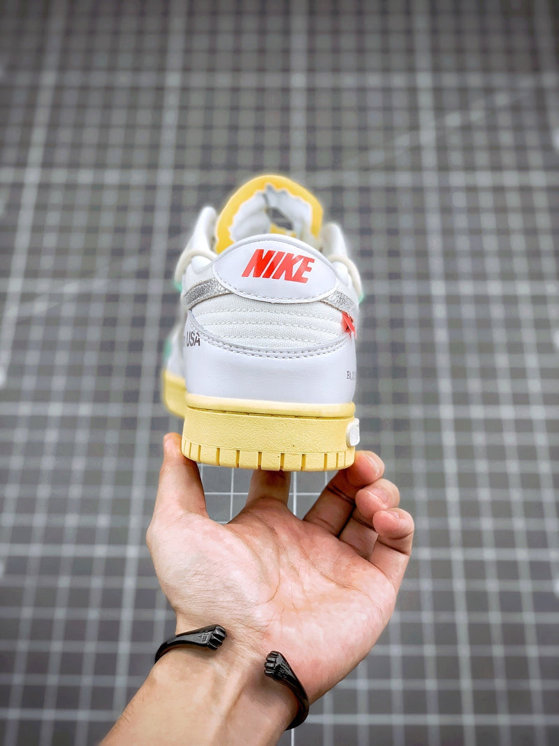 Tênis Nike SB Dunk Low x Off-White 'The 50 - White'