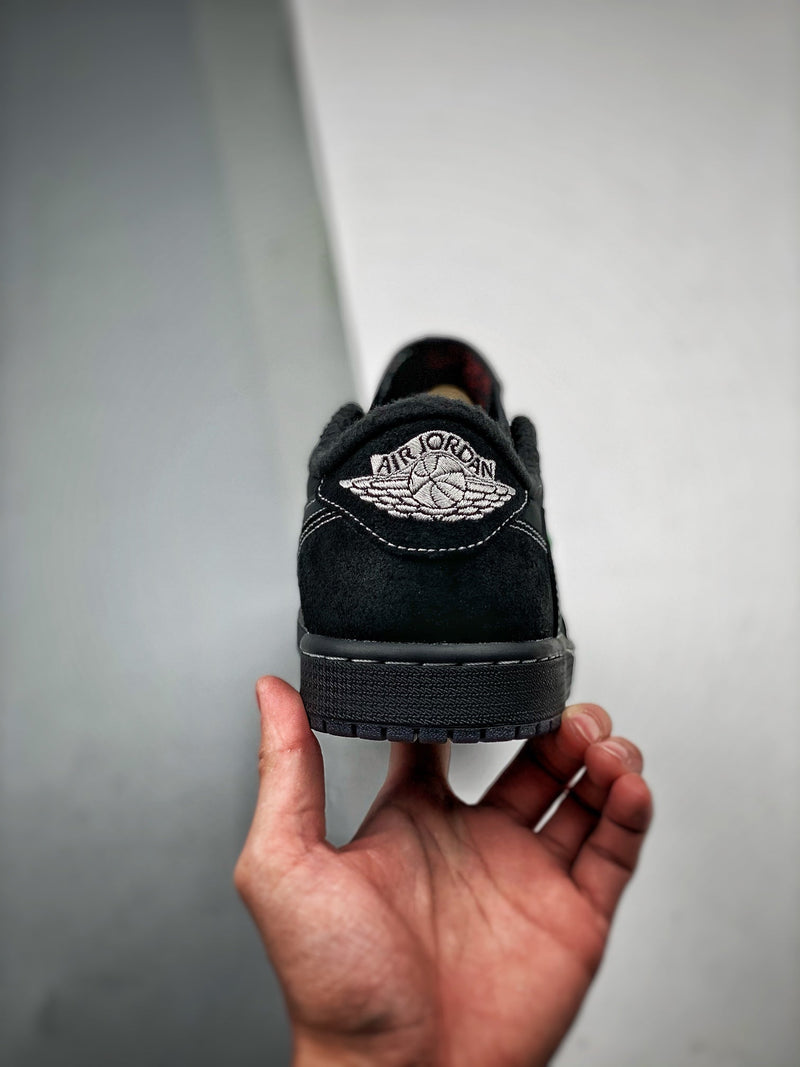 Tênis Travis Scott x Nike Air Jordan 1 Low 'Panthom Black'