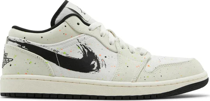 Tênis Nike Air Jordan 1 Low 'Brushstroke Swoosh - Paint Splatter'