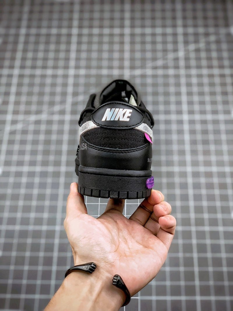 Tênis Nike SB Dunk Low x Off-White 'The 50 - Black'