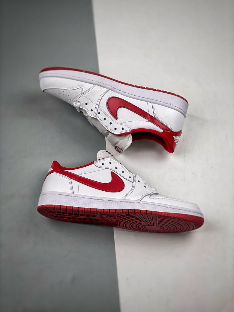 Tênis Nike Air Jordan 1 Low Retro "White Varsity Red"