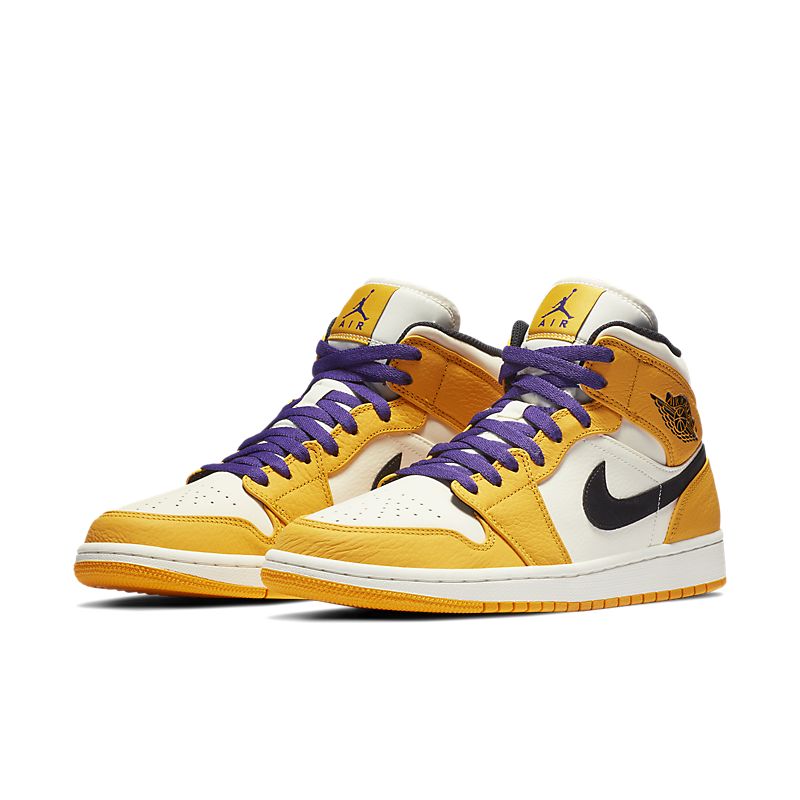 Tênis Nike Air Jordan 1 Mid SE Lakers