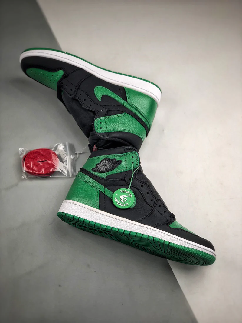 Tênis Nike Air Jordan 1 High Pine Green Black