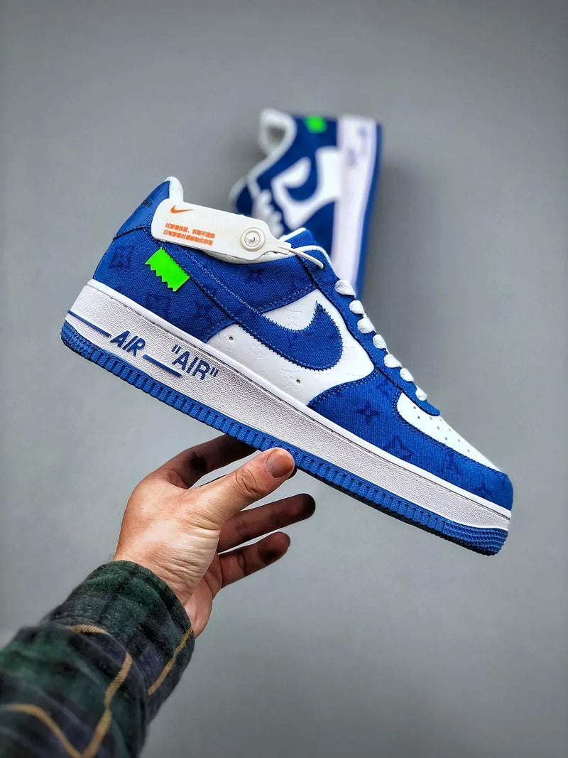 Tênis Nike Air Force 1 Low x "Louis Vuitton" Blue