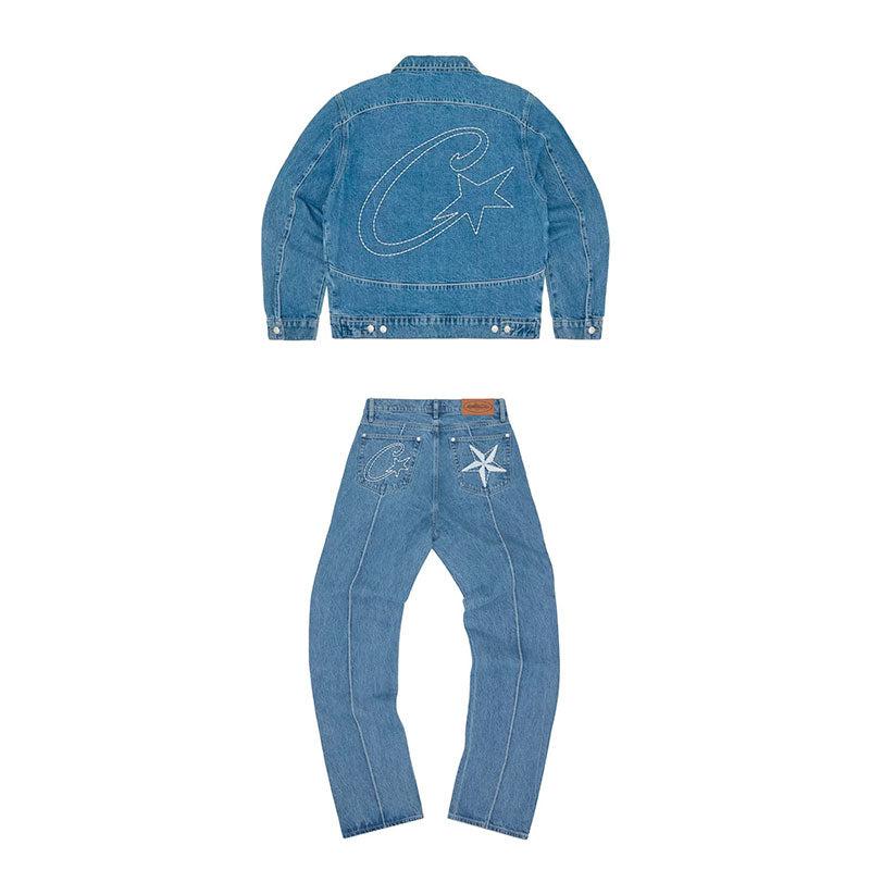 Conjunto Corteiz C-Star Denim Jeans