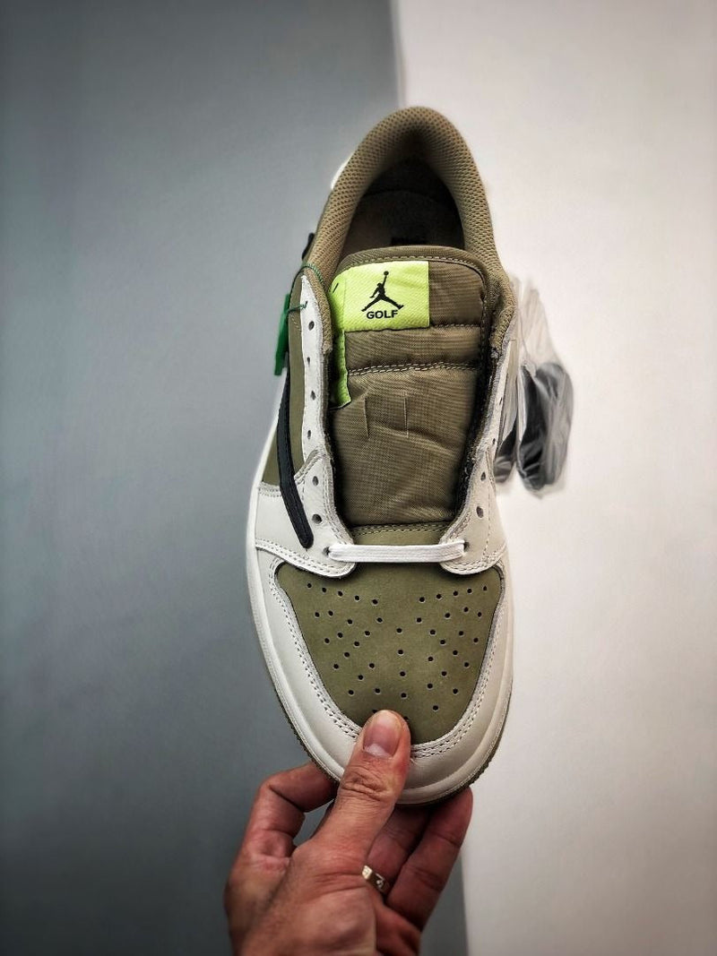 Tênis Nike Air Jordan 1 Low Travis Scott x Golf