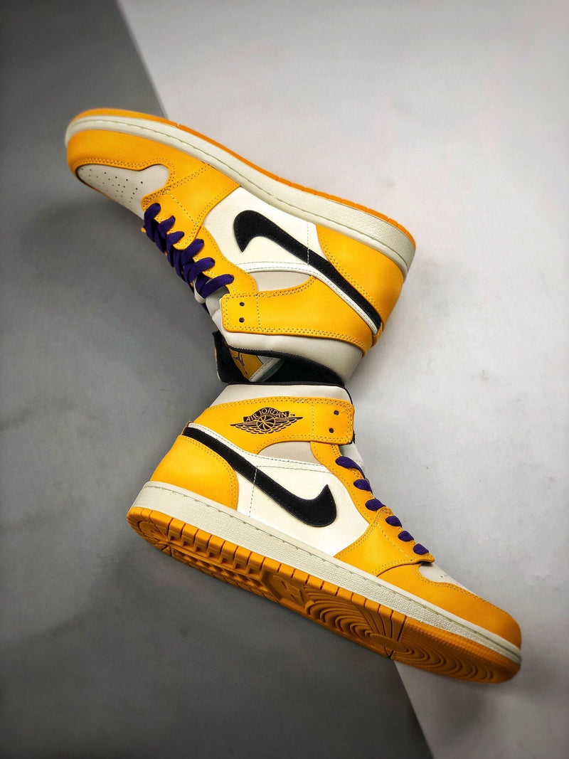 Tênis Nike Air Jordan 1 Mid SE "Lakers"