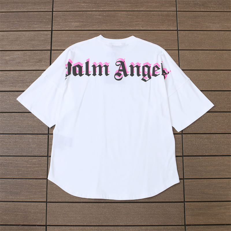 Camiseta Palm Angels Double Logo Oversized