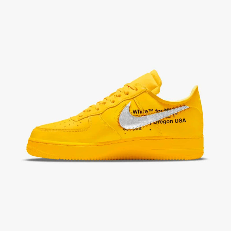 Tênis Nike Air Force Low x Off-White 'ICA University Gold'