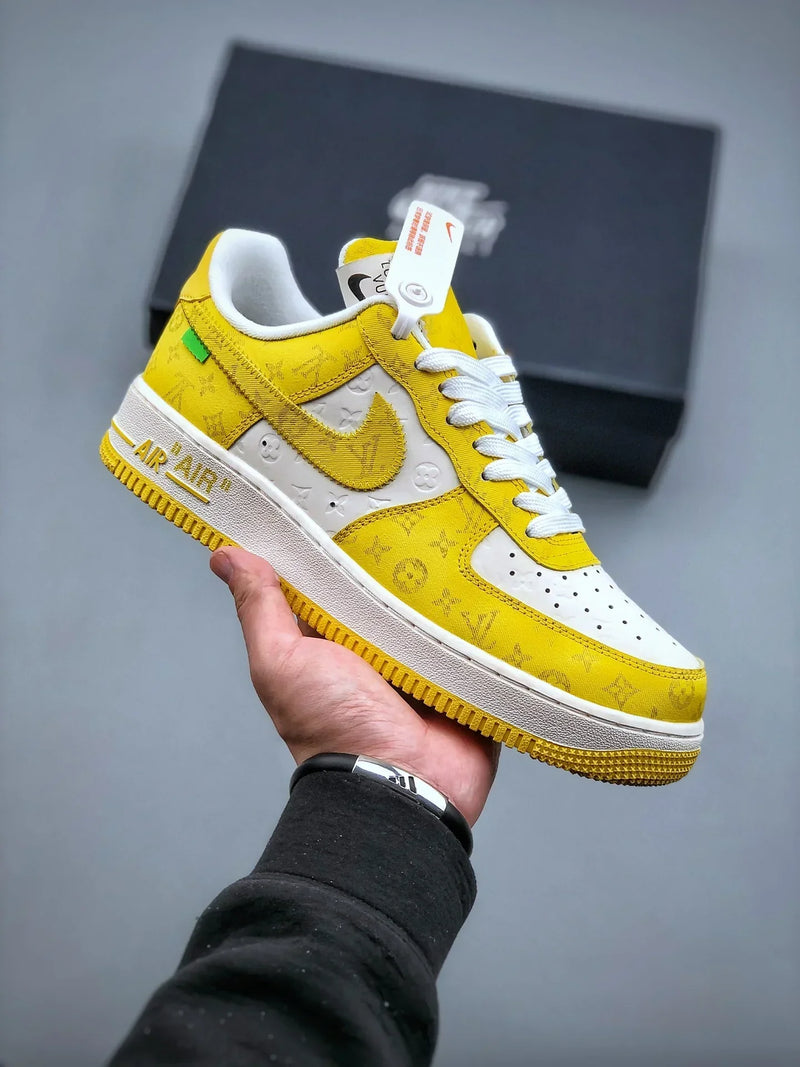 Tênis Nike Air Force 1 Low x "Louis Vuitton" Yellow