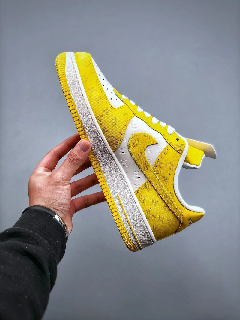 Tênis Nike Air Force 1 Low x "Louis Vuitton" Yellow