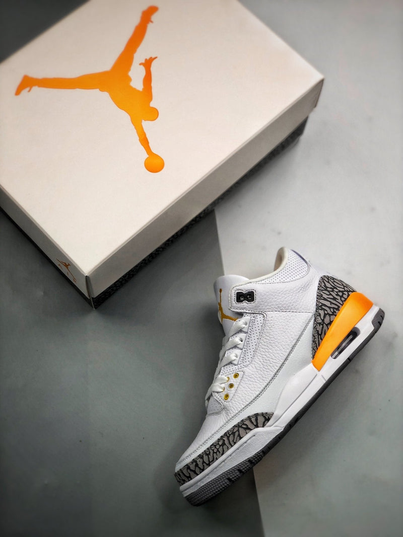 Tênis Nike Air Jordan 3 Retro "Laser Orange"