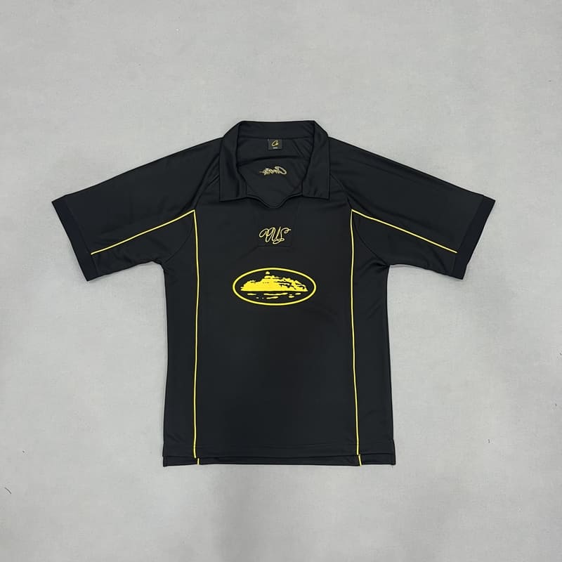 Camiseta Corteiz Talismo Football Jersey Black