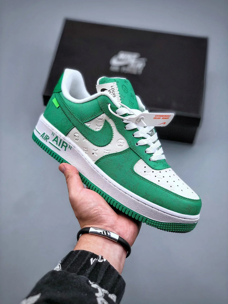 Tênis Nike Air Force 1 Low x "Louis Vuitton" Green