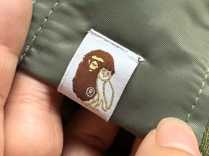 Jaqueta BAPE x OVO Loose Fit MA-1 Olive Drab