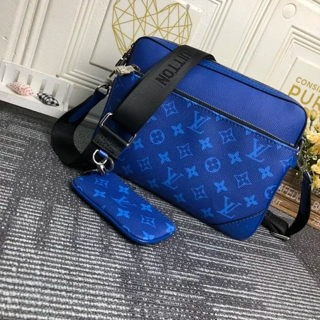 Louis Vuitton Bag Trio Messenger Cobalt Blue